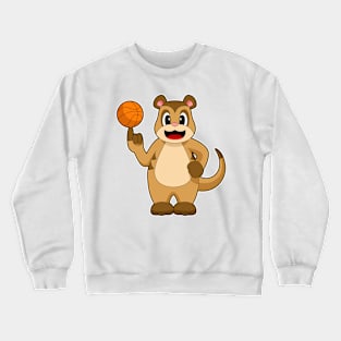 Meerkat Basketball player Basketball Crewneck Sweatshirt